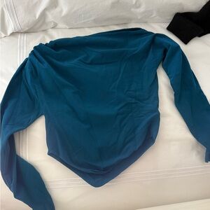 Teal Long Sleeve Top
